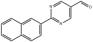 2-(萘-2-基)嘧啶-5-甲醛 结构式