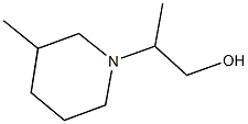 2-(3-甲基哌啶-1-基)丙-1-醇 结构式