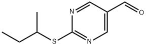 2-(仲丁硫基)嘧啶-5-甲醛 结构式