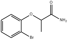 2-(2-溴苯氧基)丙酰胺 结构式