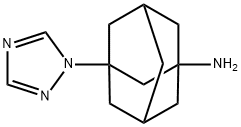 3-(1H-1,2,4-三唑-1-基)-1-金刚烷胺 结构式