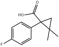 1-(4-fluorophenyl)-2,2-dimethylcyclopropane-1-carboxylicacid