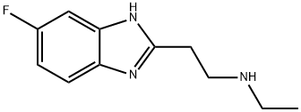 N-乙基-N-[2-(5-氟-1H-苯并咪唑-2-基)乙基]胺二盐酸盐 结构式