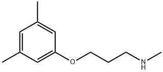 3-(3,5-二甲基苯氧基)-N-甲基丙-1-胺 结构式