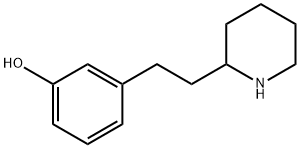 3-(2-(哌啶-2-基)乙基)苯酚 结构式