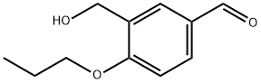 3-(羟甲基)-4-丙氧基苯甲醛 结构式