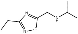 N-((3-乙基-1,2,4-噁二唑-5-基)甲基)丙烷-2-胺 结构式