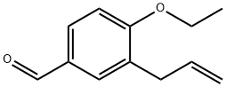 3-烯丙基-4-乙氧基苯甲醛 结构式