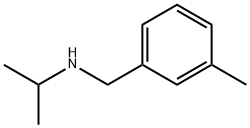 N-(3-甲基苄基)异丙基胺 结构式