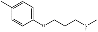 N-甲基-3-(P-T醇甲氧基)丙烷-1-胺 结构式