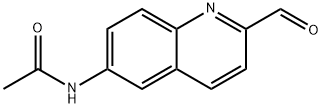N-(2-甲酰喹啉-6-基)乙酰胺 结构式