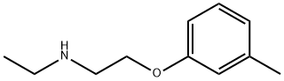 N-乙基-2-(间甲苯氧基)乙胺 结构式