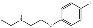 N-乙基-2-(4-氟苯氧基)乙胺 结构式