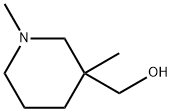 (1,3-二甲基哌啶-3-基)甲醇 结构式