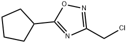 3-(Chloromethyl)-5-cyclopentyl-1,2,4-oxadiazole