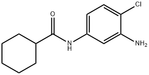 N-(3-Amino-4-chlorophenyl)cyclohexanecarboxamide 结构式