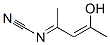 Cyanamide, (3-hydroxy-1-methyl-2-butenylidene)- (9CI) 结构式