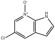 5-氯-1H-吡咯并[2,3-B]吡啶 7-氧化物 结构式