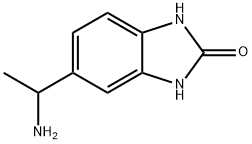 2H-Benzimidazol-2-one,  5-(1-aminoethyl)-1,3-dihydro- 结构式