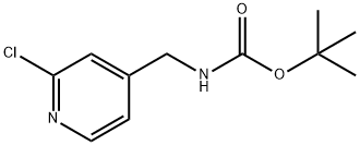 N-BOC-2-氯吡啶-4-甲胺 结构式