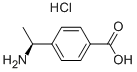 (S)-4-(1-氨基乙基)苯甲酸盐酸盐 结构式