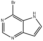 4-溴-7H-吡咯并[2,3-D]嘧啶 结构式