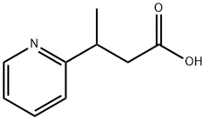 3-(吡啶-2-基)丁酸 结构式