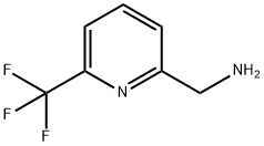 [6-(三氟甲基)吡啶-2-基]甲胺 结构式