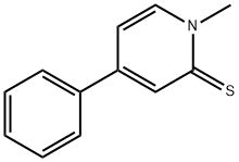 2(1H)-Pyridinethione,  1-methyl-4-phenyl- 结构式