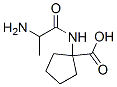 Cyclopentanecarboxylic acid, 1-(2-aminopropionamido)- (7CI) 结构式