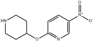 5-nitro-2-(4-piperidinyloxy)Pyridine 结构式