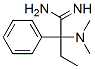 2-dimethylamino-2-phenyl-butanimidamide 结构式