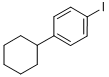 1-环己基-4-碘苯 结构式