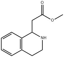 2-(1,2,3,4-四氢异喹啉-1-基)乙酸甲酯 结构式