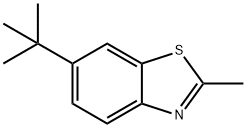 Benzothiazole, 6-tert-butyl-2-methyl- (7CI) 结构式