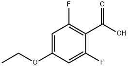 4-ETHOXY-2,6-DIFLUOROBENZOIC ACID 结构式