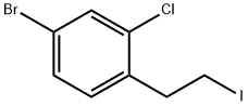 2-(4-Bromo-2-chlorophenyl)ethyl Iodide 结构式