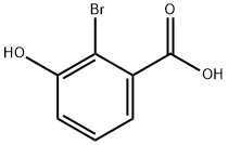 2-溴-3-羟基苯甲酸 结构式