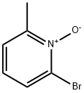 2 - 溴-6 - 甲基吡啶-N-氧化物 结构式
