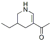 Ethanone, 1-(5-ethyl-1,4,5,6-tetrahydro-3-pyridinyl)- (9CI) 结构式