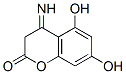 5,7-dihydroxy-4-imino-2-oxochroman 结构式