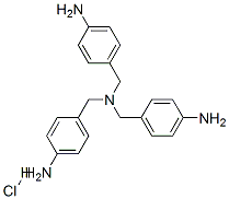 BENZENEMETHANAMINE, 4-AMINO-N,N-BIS[(4-AMINOPHENYL)METHYL]-, HYDROCHLORIDE 结构式