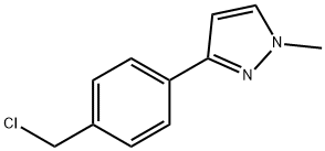 3 - [4 - (氯甲基)苯基] - 1 -甲基- 1H -吡唑 结构式