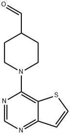 1-(噻吩并[3,2-D]嘧啶-4-基)哌啶-4-甲醛 结构式