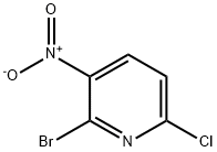 2-溴-3-硝基-6-氯吡啶 结构式