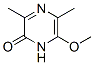 2(1H)-Pyrazinone,  6-methoxy-3,5-dimethyl- 结构式