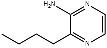 3-丁基吡嗪-2-胺 结构式