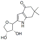 6,6-dimethyl-2-erythrofuranosyl-4,5,6,7-tetrahydroindol-4-one 结构式