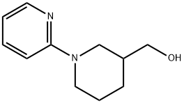 1-(2-吡啶基)-3-哌啶甲醇 结构式