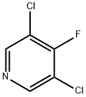 3,5-二氯-4-氟吡啶 结构式